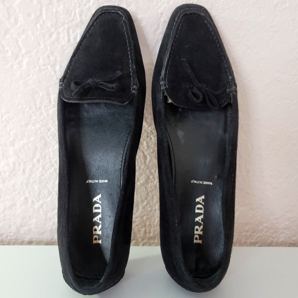 PRADA Flat Loafer Slip On Shoes Size 36.5 Authentic - Picture 7 of 8